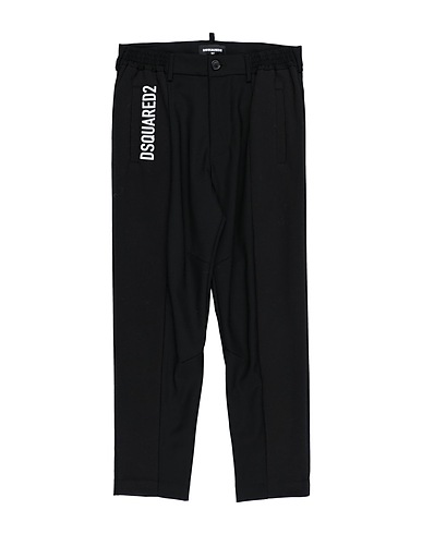 DSQUARED2 Casual pants Black 70% Wool, 26% Polyester, 4% Elastane, Cotton