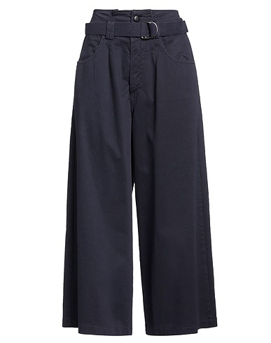 EMMA & GAIA Casual trouser Dark purple 98% Cotton, 2% Elastane