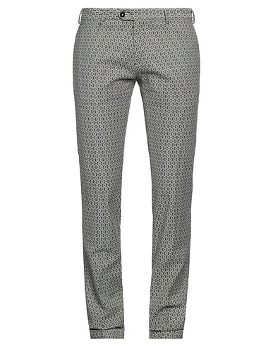 SAISON Casual trouser Light grey 69% Cotton, 28% Polyester, 3% Elastane
