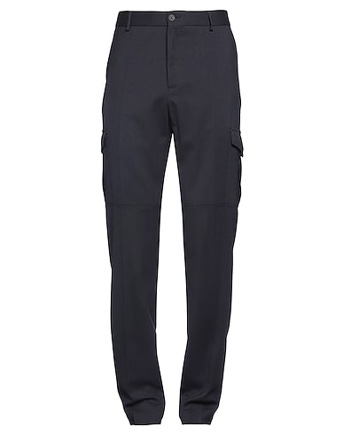 PESERICO Casual pants Midnight blue 60% Wool, 38% Polyester, 2% Elastane