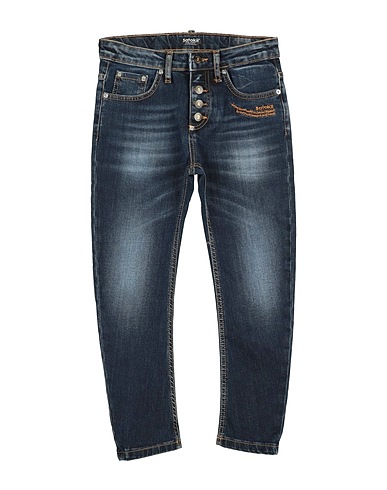 SATOKII Denim trousers Blue 98% Cotton, 2% Elastane