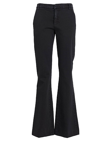DONDUP Denim pants Black 98% Cotton, 2% Elastane