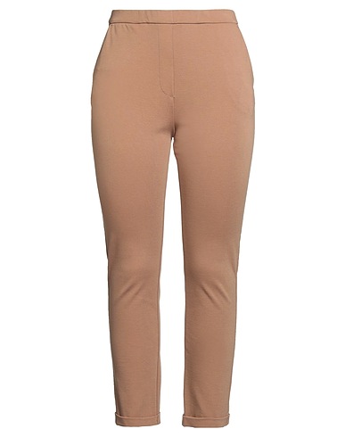 PIERO MORETTI Casual pants Camel 65% Viscose, 32% Polyamide, 3% Elastane