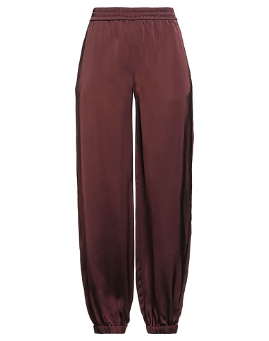 FABIANA FILIPPI Casual trouser Burgundy 100% Viscose