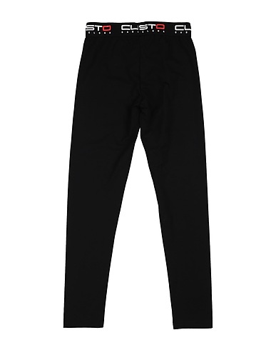 CUSTO BARCELONA Leggings Black 94% Cotton, 6% Elastane