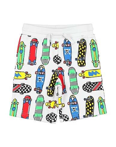 STELLA McCARTNEY KIDS Shorts & Bermuda White 100% Cotton, Elastane