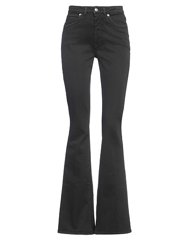 NINE IN THE MORNING Denim trousers Black 93% Cotton, 5% Polyester, 2% Elastane
