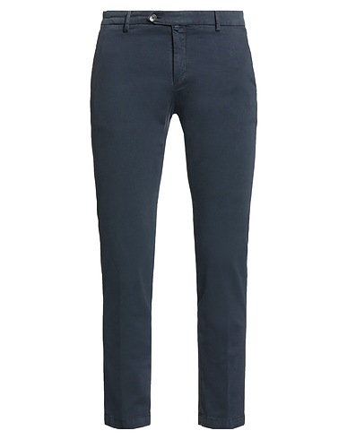 BRIGLIA 1949 Casual pants Midnight blue 97% Cotton, 3% Elastane