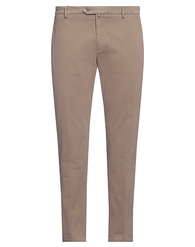 BRIGLIA 1949 Casual pants Light brown 97% Cotton, 3% Elastane