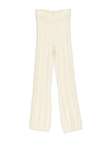 MSGM Casual trouser KIDS Ivory 50% Wool, 50% Polyacrylic