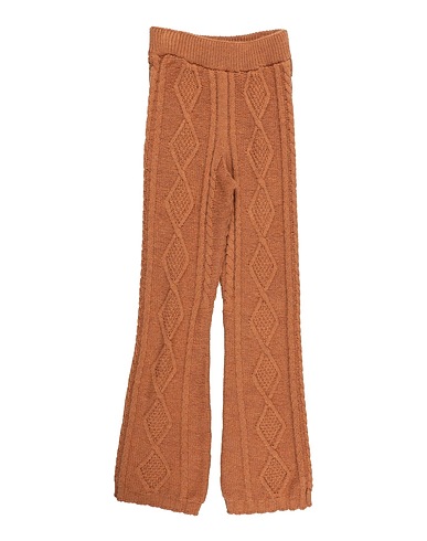 MSGM Pantalone Cammello 50% Lana, 50% Poliacrilico