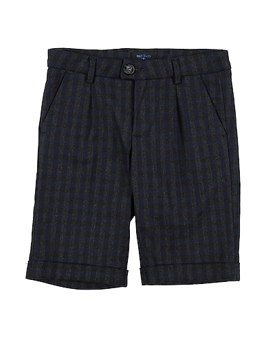 BARONIO Shorts & Bermuda Midnight blue 45% Polyester, 37% Synthetic fibers, 12% Wool, 3% Elastane, 3% Other Fibres
