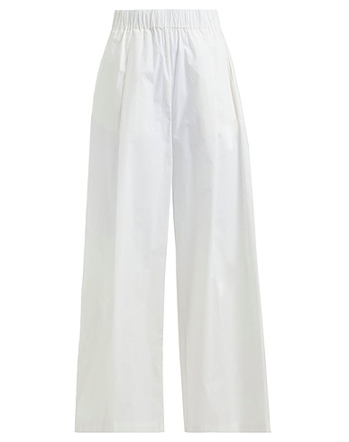 EMMA & GAIA Casual pants White 100% Cotton