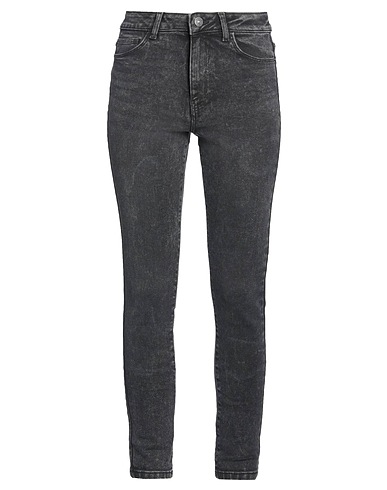 PIECES Pantaloni jeans Nero 55% Cotone, 20% Cotone riciclato, 20% Poliestere, 3% Viscosa, 2% Elastan