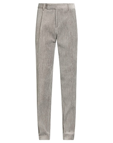 LARDINI Casual trouser Grey 99% Cotton, 1% Elastane