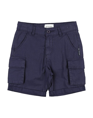TRUSSARDI JUNIOR Shorts & Bermuda Navy 100% Cotton