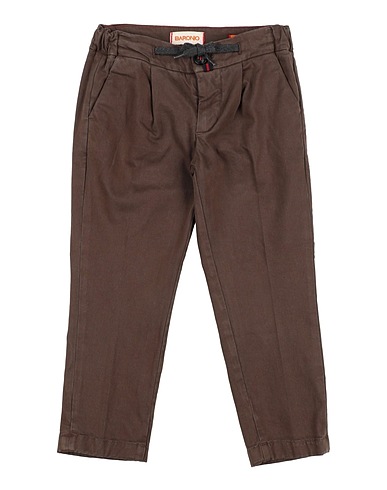BARONIO Casual trouser Brown 98% Cotton, 2% Elastane