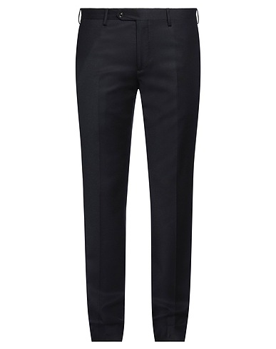 LARDINI Casual trouser Midnight blue 89% Wool, 10% Cashmere, 1% Elastane