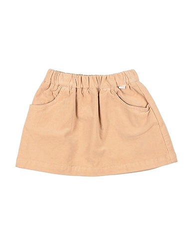 IL GUFO Skirt Beige 98% Cotton, 2% Elastane