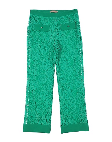 ELIE SAAB Hosen JUNIOR Grün 100% Viskose, Polyester, Elastan