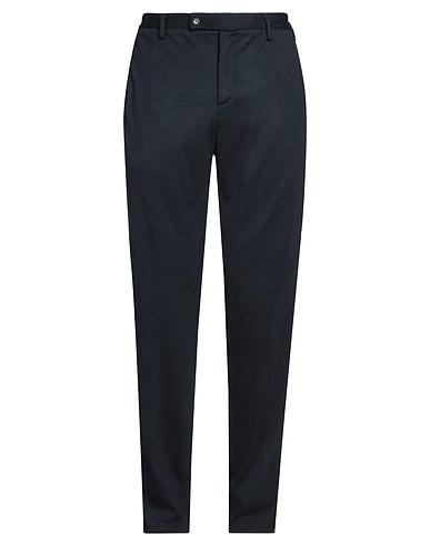 LARDINI Casual trouser Midnight blue 100% Wool