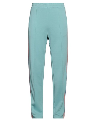 JUST CAVALLI Casual trouser Turquoise 96% Polyester, 4% Elastane