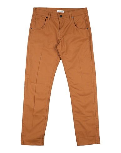 BRIAN RUSH Casual trouser Camel 100% Cotton