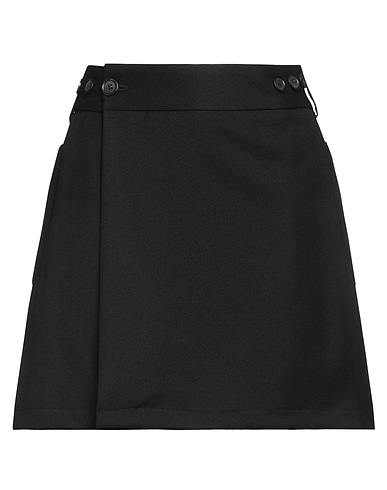 DOLCE&GABBANA Mini skirt Black 100% Wool