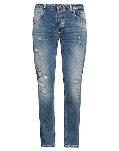 BRIAN DALES Denim pants & LTB Blue 94% Cotton, 4% Polyester, 2% Elastane