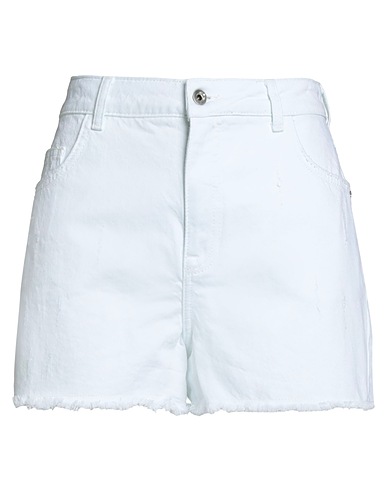 PATRIZIA PEPE Shorts jeans Off white 100% Cotone