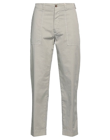 MYTHS Casual trouser Light grey 96% Pima Cotton, 4% Elastane