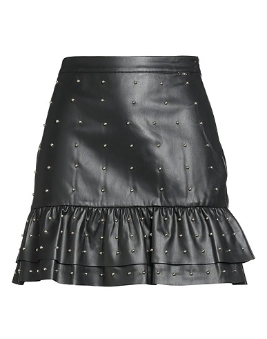 LIU •JO Minirock Schwarz 100% Polyester, Polyurethan