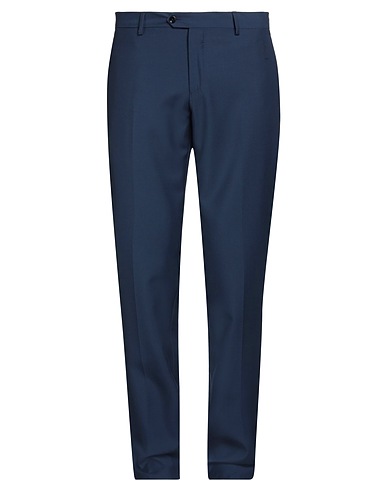 LARDINI Pantalone Blu navy 100% Lana
