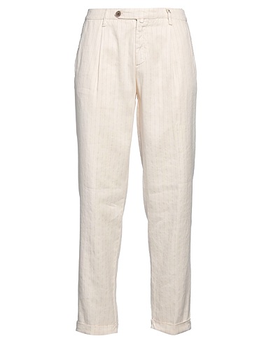 MYTHS Hosen Elfenbein 63% Leinen, 34% Baumwolle, 2% Polyester, 1% Elastan