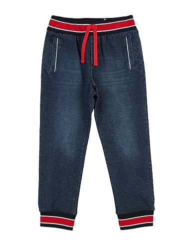 DOLCE&GABBANA Casual trouser Blue 95% Cotton, 5% Elastane