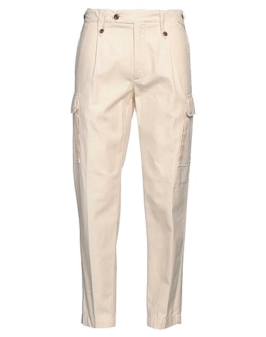 MYTHS Casual pants Beige 100% Cotton