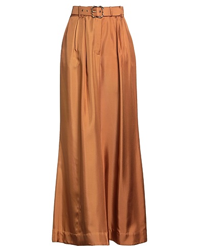 ZIMMERMANN Casual trouser Brown 100% Silk