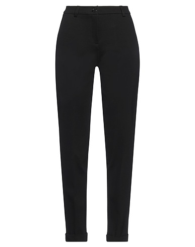 CARACTÈRE Casual trouser Black 70% Viscose, 25% Polyamide, 5% Elastane