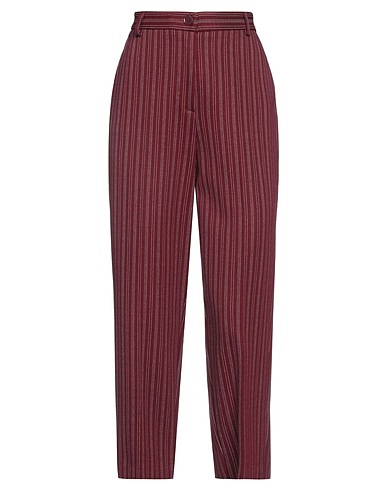 VICOLO Casual pants Burgundy 66% Viscose, 30% Polyamide, 4% Elastane
