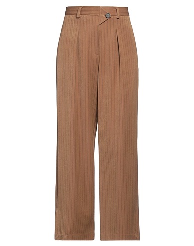 VICOLO Casual pants Khaki 68% Polyester, 28% Viscose, 4% Elastane