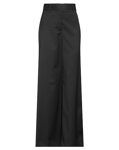 OFFICINE GÉNÉRALE Casual trouser Black 100% Virgin Wool