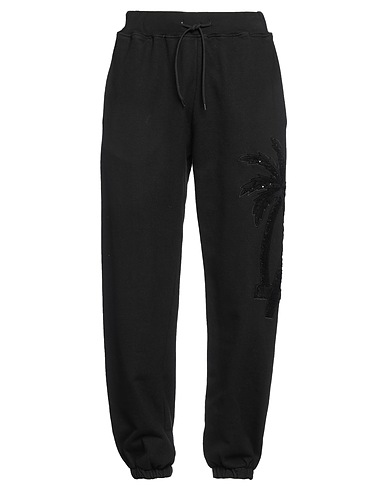 LANEUS Pantalone Nero 100% Cotone