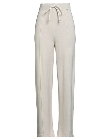 PLEASE Pantalone Beige 51% Viscosa, 25% Poliestere, 24% Poliammide