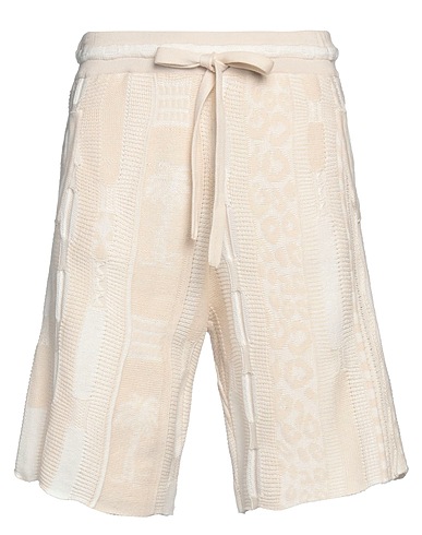 LANEUS Shorts & Bermuda Ivory 100% Cotton