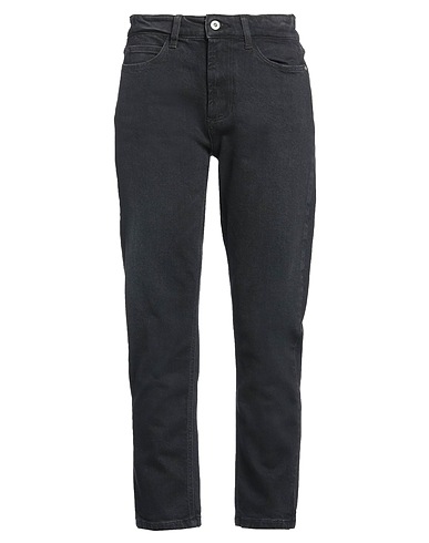 PLEASE Denim trousers Black 99% Cotton, 1% Elastane