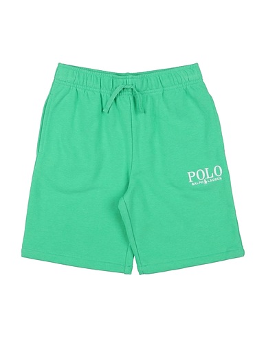 POLO RALPH LAUREN Shorts & Bermuda LOGO FRENCH TERRY SHORT
 Green 87% Cotton, 13% Polyester