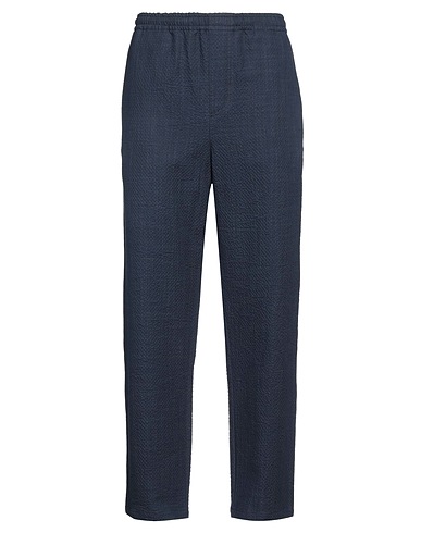 ASPESI Casual trouser Midnight blue 60% Cotton, 32% Linen, 7% Polyamide, 1% Elastane
