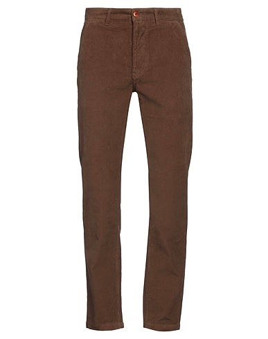 TELA GENOVA Pantalone Marrone 100% Cotone