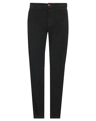 TELA GENOVA Casual trouser Black 100% Cotton