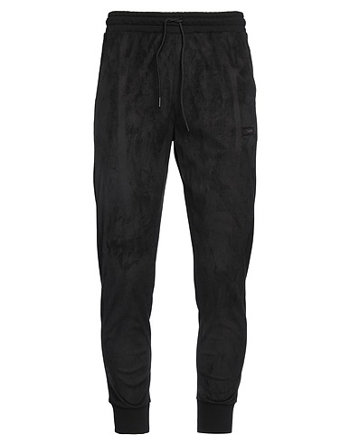 LES HOMMES Casual trouser Black 100% Cotton